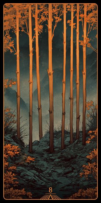 Eight of Wands